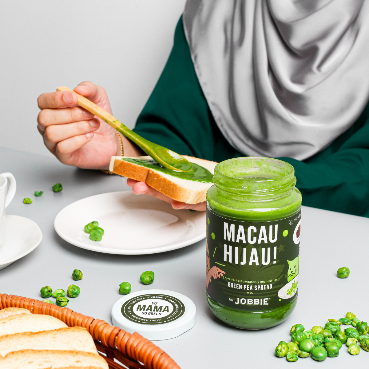 JOBBIE Macau Hijau Green Pea Spread