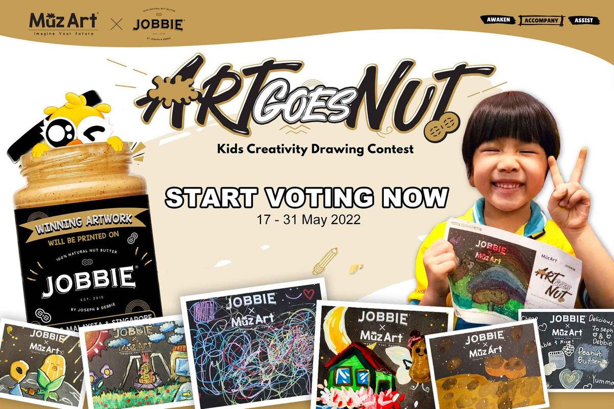 JOBBIE x MuzArt Kids Creativity Drawing Contest