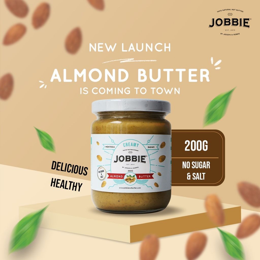 Jobbie Almond Butter Spread 200grams