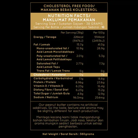 Jobbie-Creamy-Classic---Nutritient-Facts