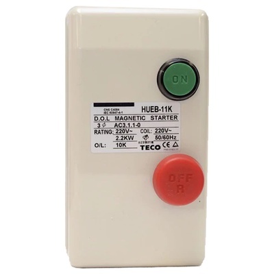 東元TECO - HUEB系列非可逆式電磁開關/HUEB-11K – 巨業貿易有限公司