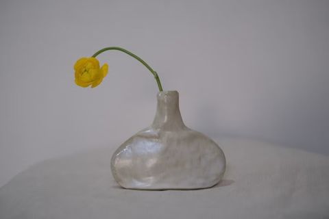 長頸鎖骨扁瓶花器