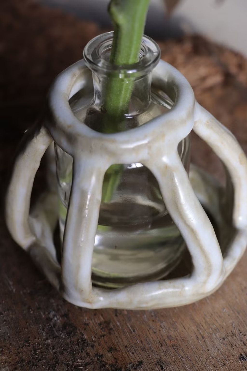 小燈籠花器陶架2