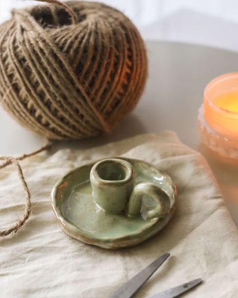 不是迷你馬克杯是手把小燭台