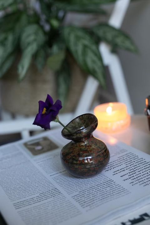 紅斑圓領小花器2