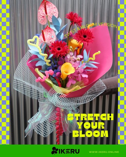 扭扭棒多彩花束