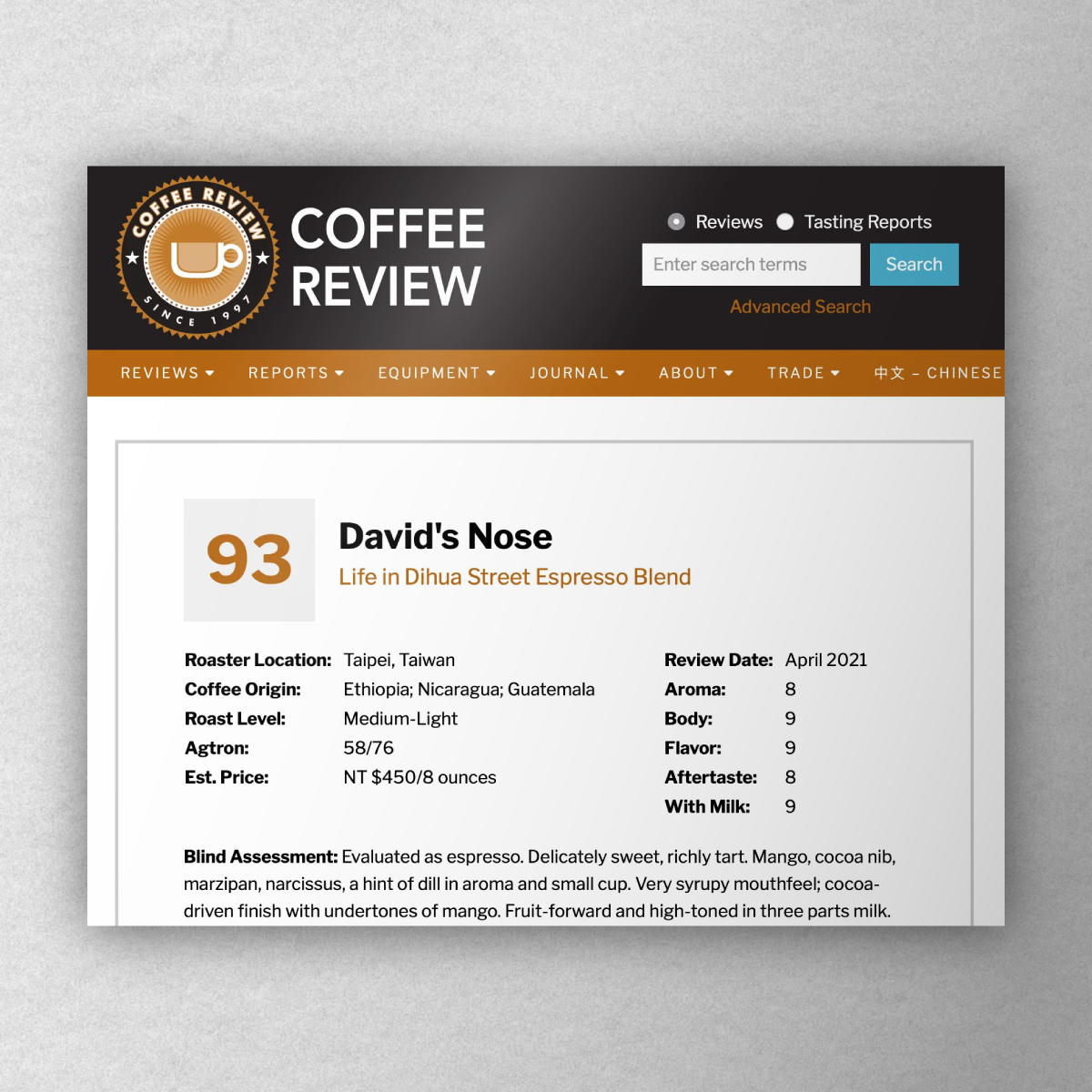 迪化街日常_coffeereview