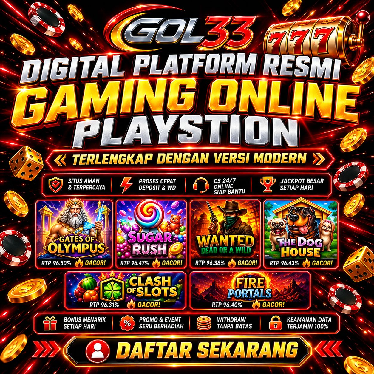 GOL33 | Digital Platform Resmi Gaming Online Playstion Terlengkap Dengan Versi Modern