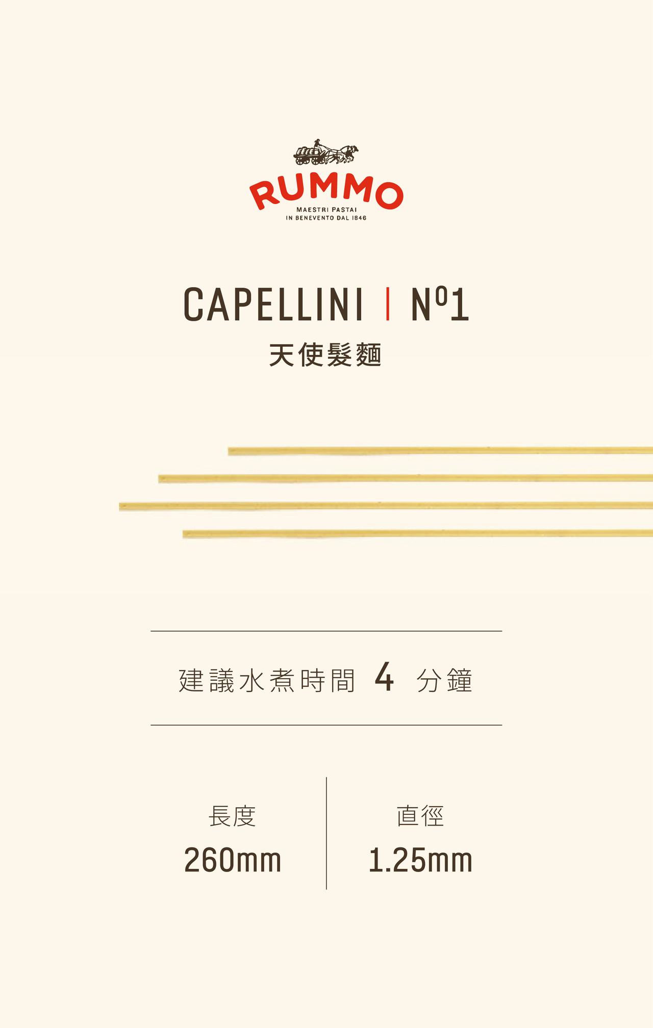 Rummo N.1 天使髮麵