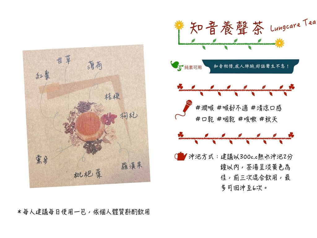 知音養生茶
