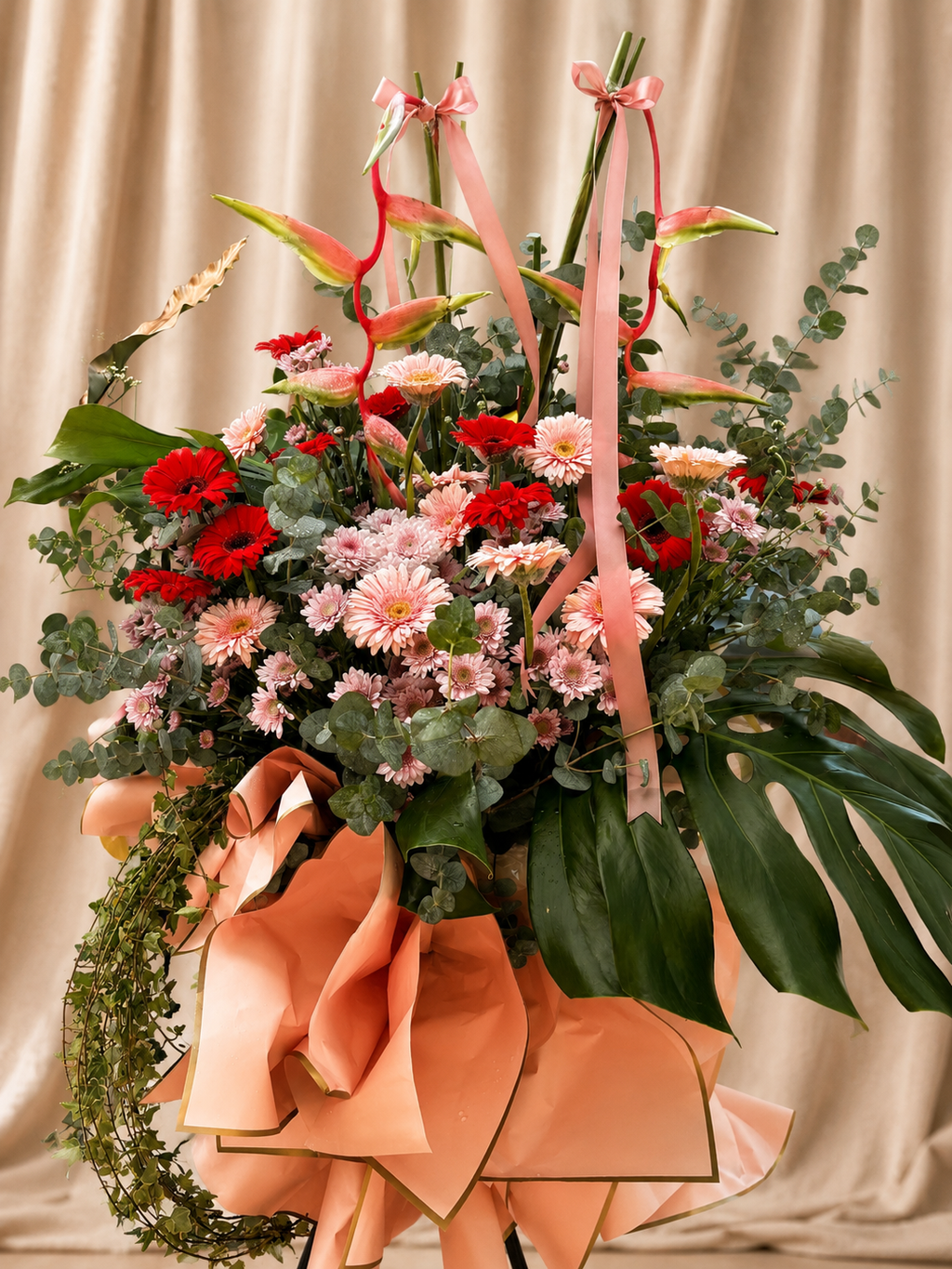 pink and red tropical