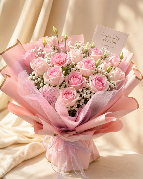 pink boquet