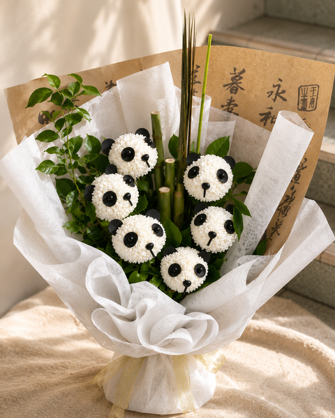 panda bouquet