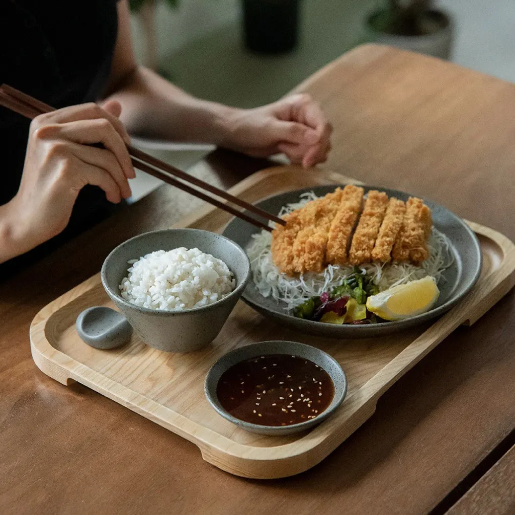 35cm rectangle wood tray 3