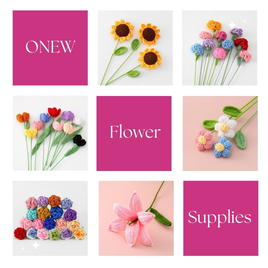 Crochet Flowers | ONEW FLOWER