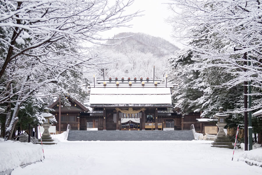 北海道神宮雪景