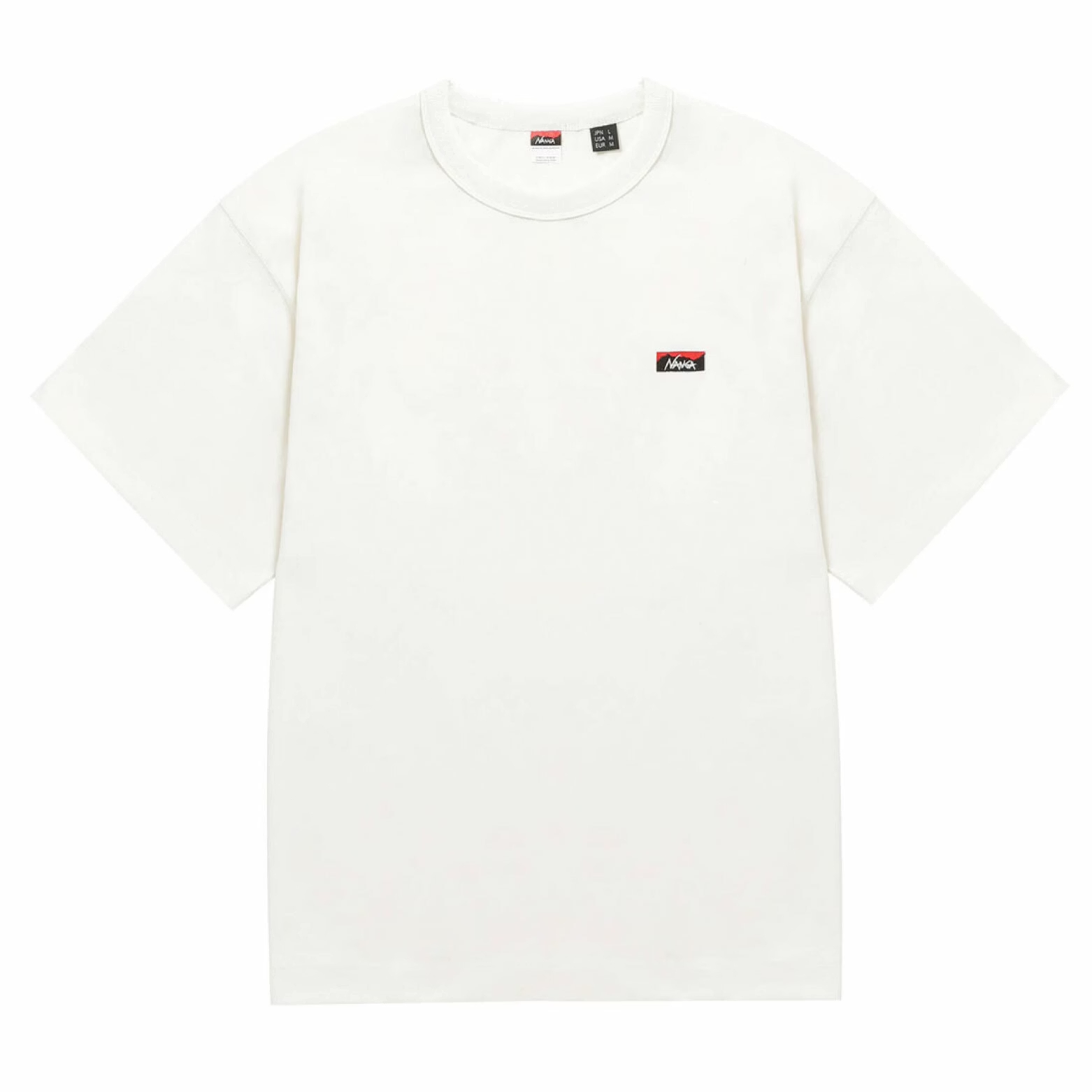 NA12411 Eco Hybrid Box Logo Embroidery T恤 (3色)