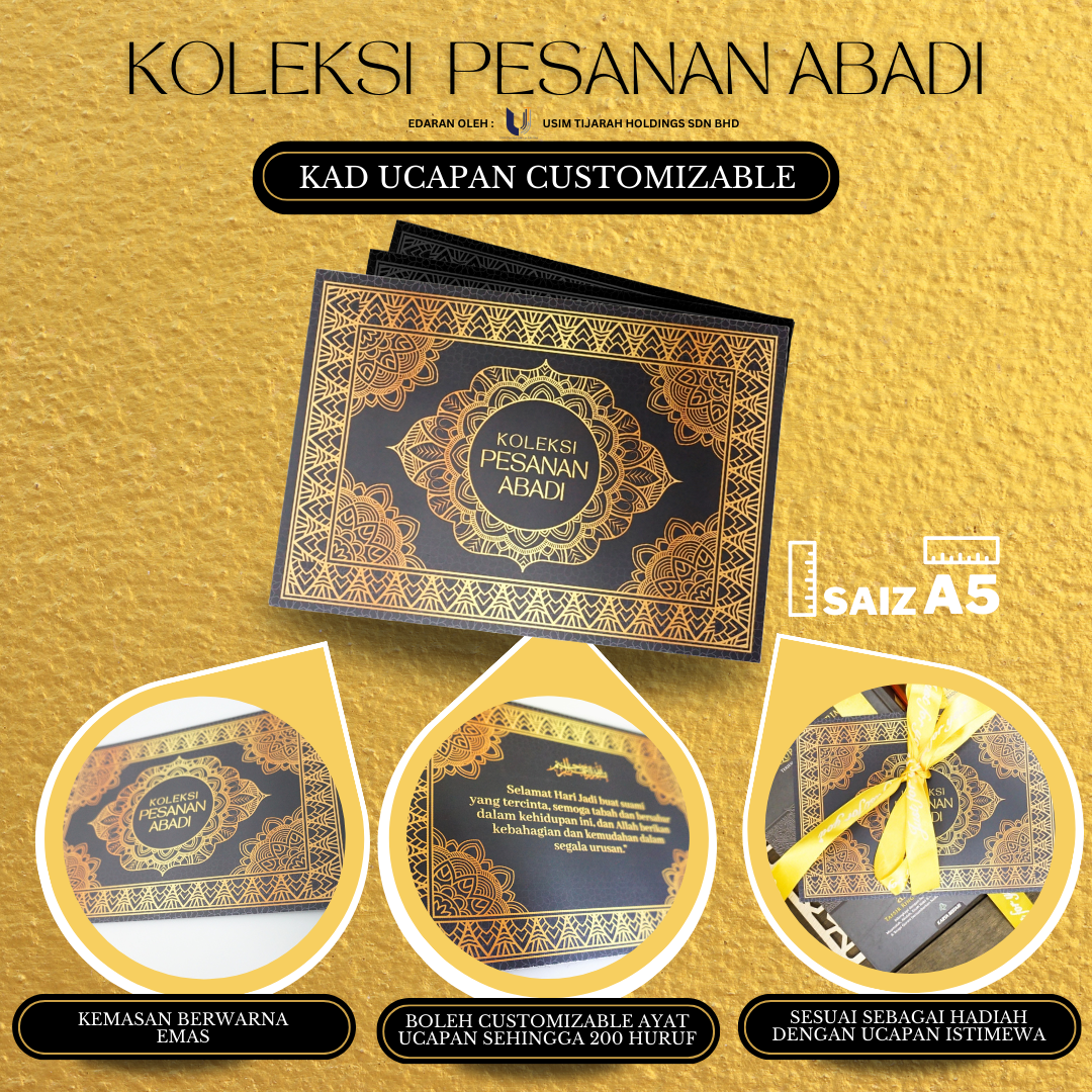 Kad Ucapan customizable