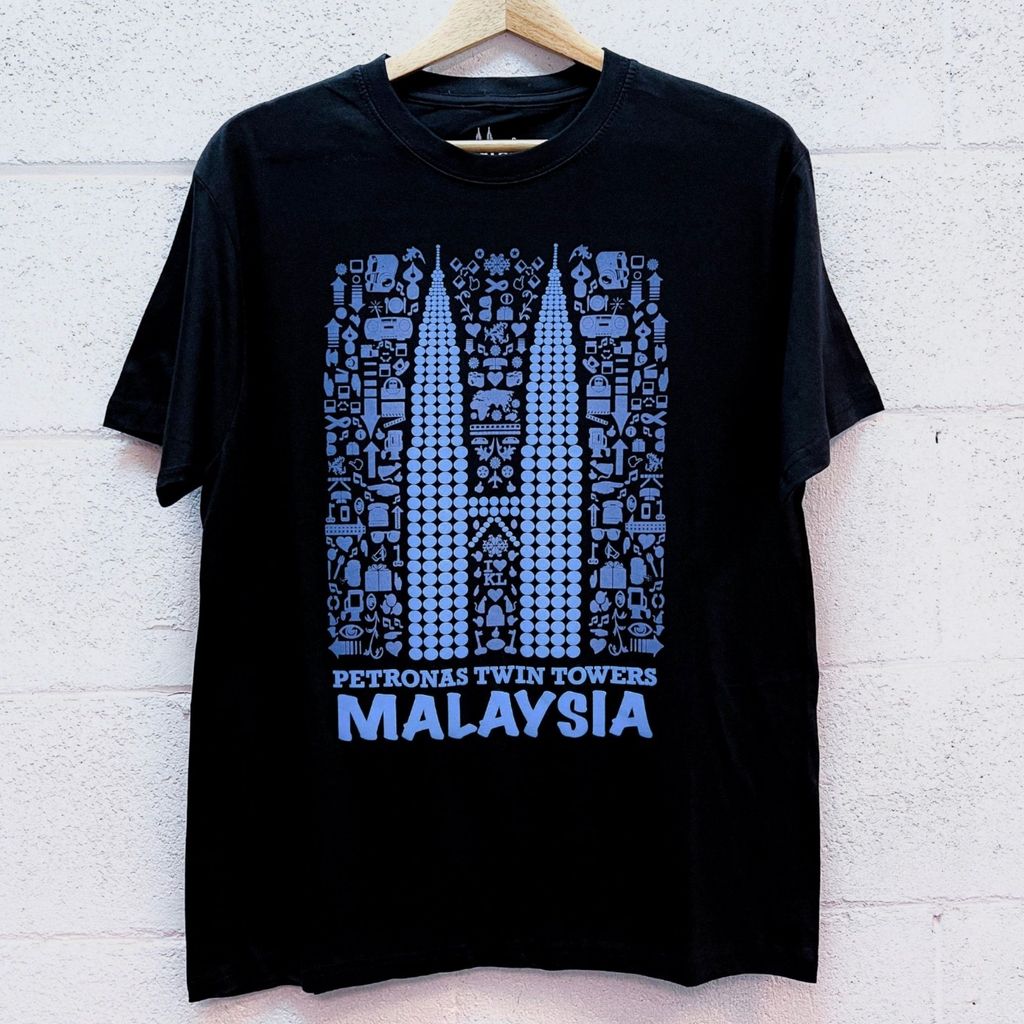 Malaysia_TwinTowers_Blue_TShirt