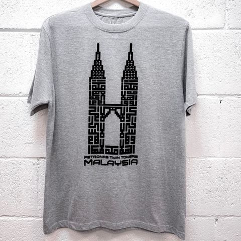 Malaysia_TwinTowers_Kufic_TShirt