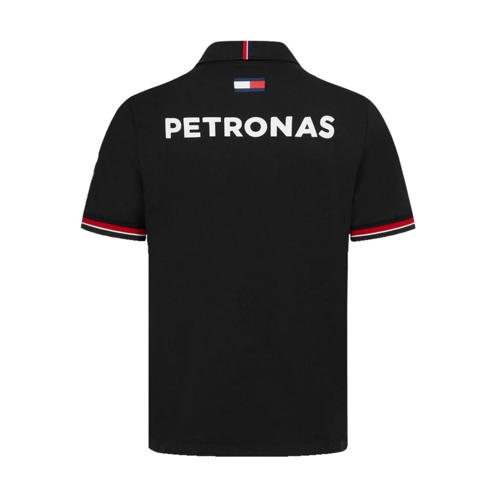 Mercedes_AMG_Petronas_F1_2022_Men_Black_Polo_Back