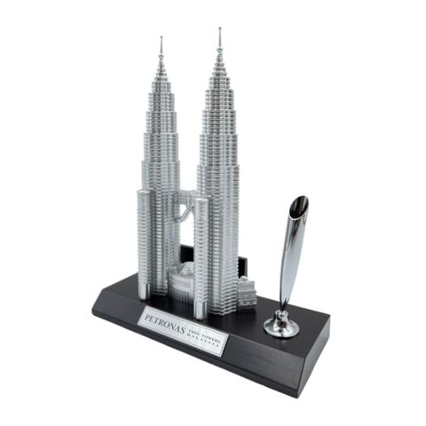 petronas-twin-towers-8-half-miniature-with-pen-holder-and-card-stand-2
