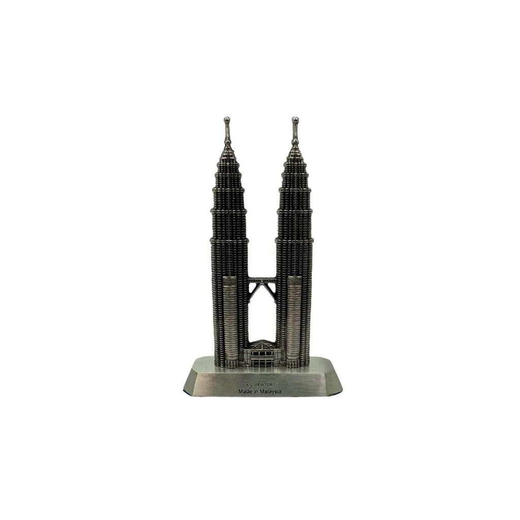 PETRONAS TWIN TOWERS MINI PEWTER MINIATURE (2)