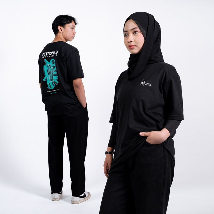 PETT 3D Isometric Oversize Tee - BlackGreen (3)