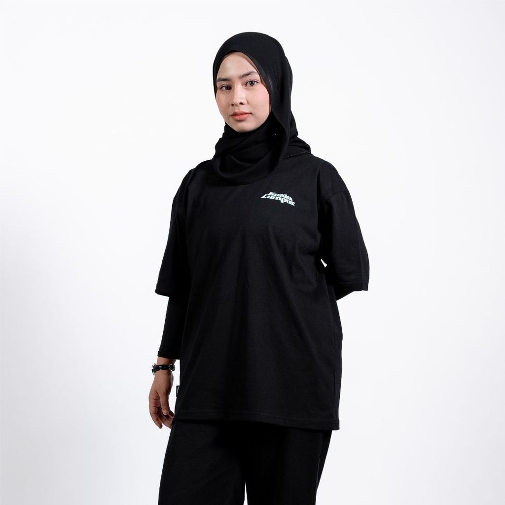 PETT Neon Cityscape Oversize Tee - BlackGreen (5)