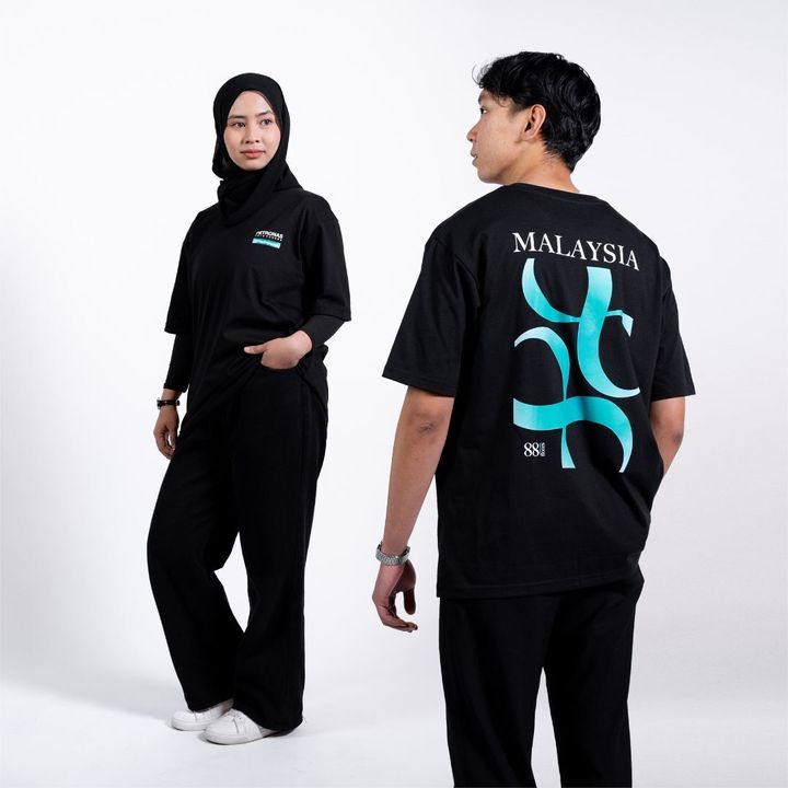 PETT 88 Floor Abstract Oversize Tee - BlackGreen (5)