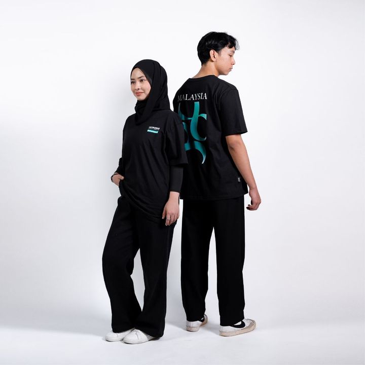 PETT 88 Floor Abstract Oversize Tee - BlackGreen (4)
