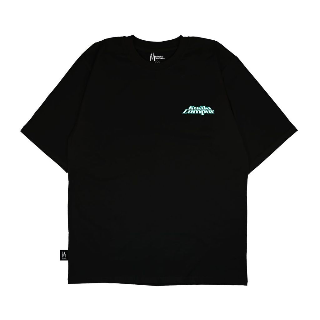 PETT Neon Cityscape Oversize Tee - BlackGreen (9)