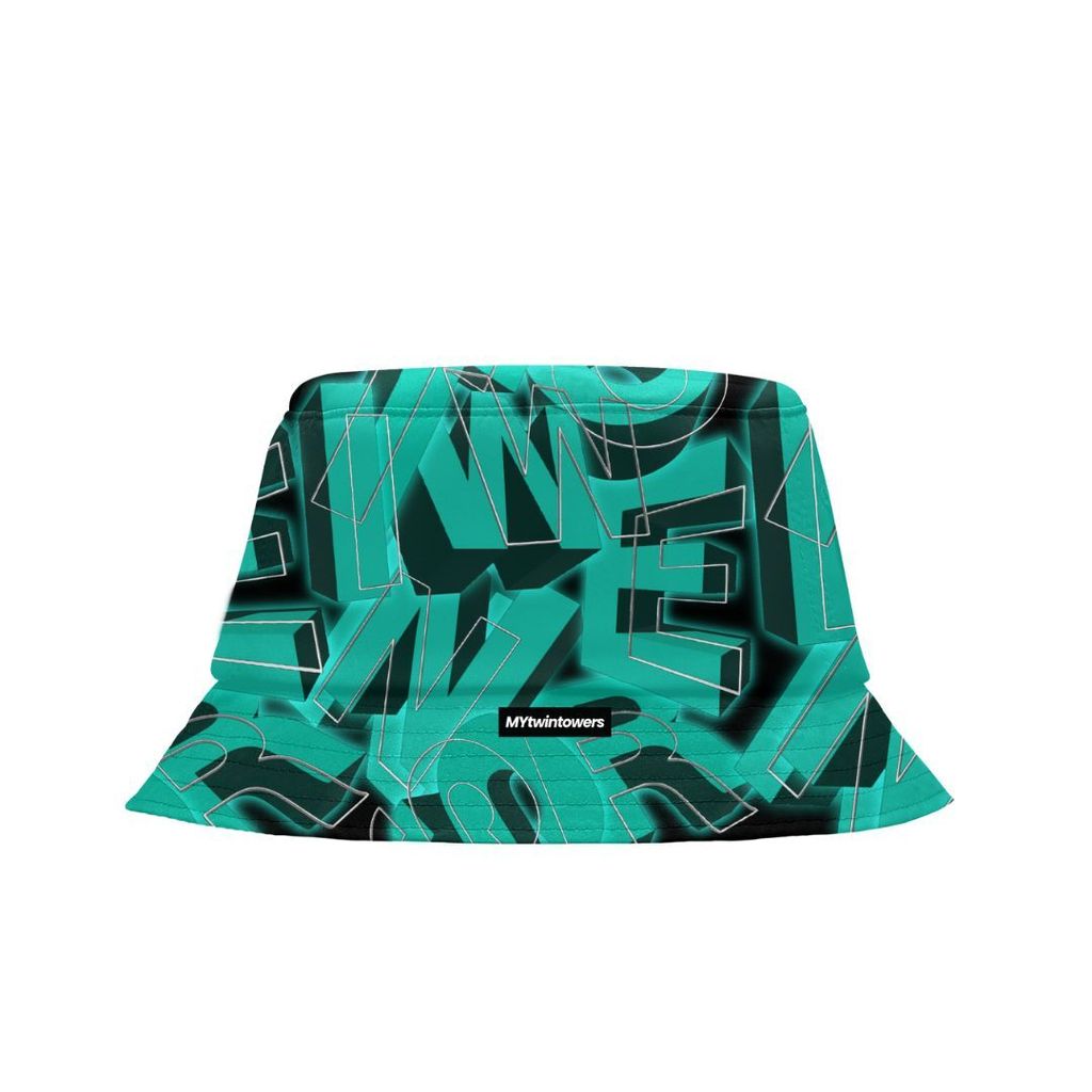 PETT 3D Isometric Bucket Hat - BlackGreen (3)