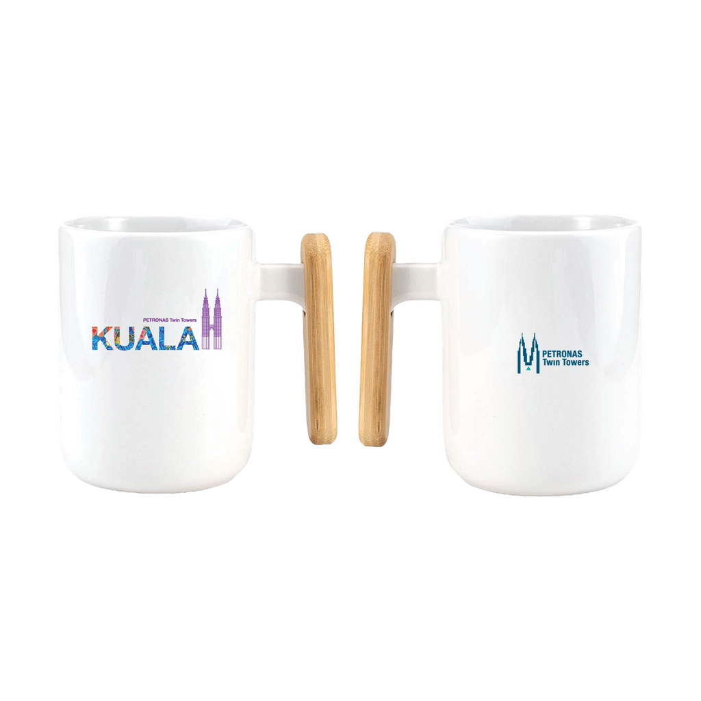 PETT-White Ceramic Mug Malaysia Batik