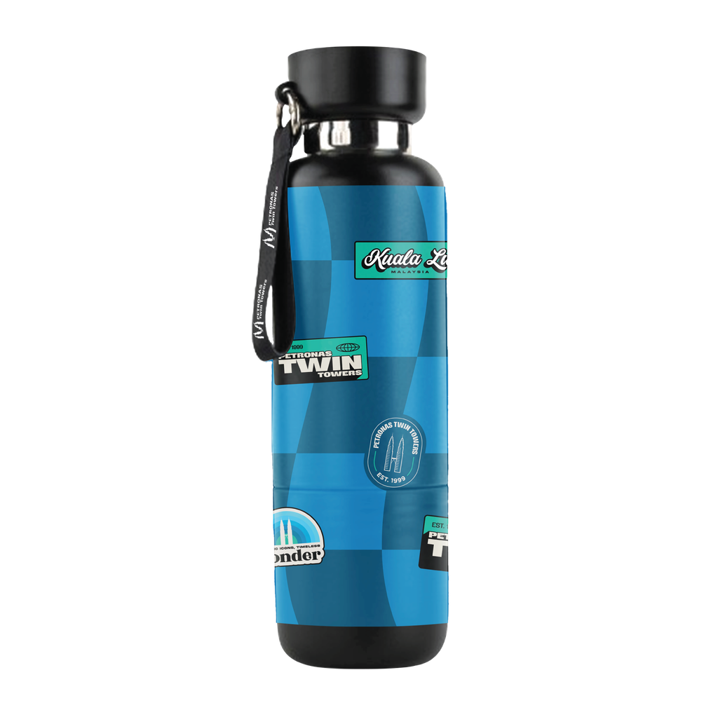 PETT-Tumbler Blue Retro