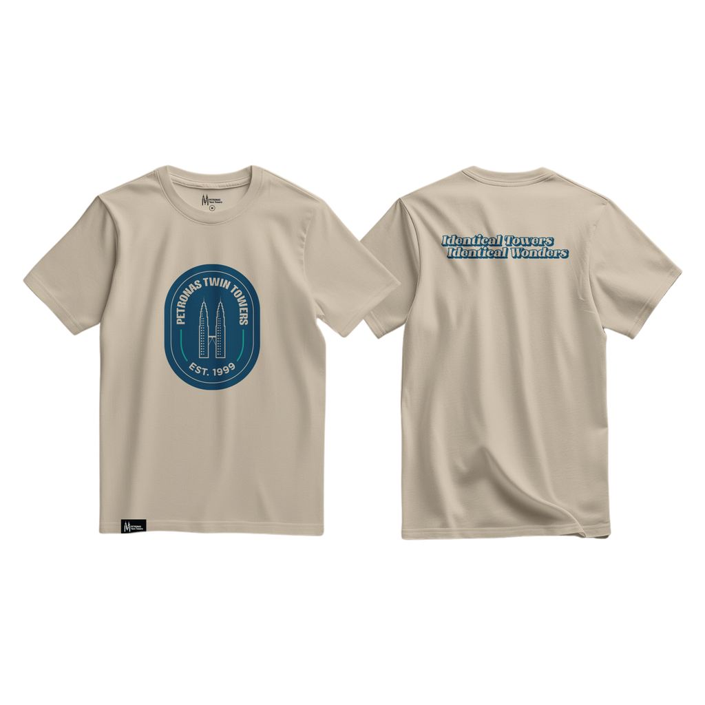 PETT-T-Shirt Blue Retro_Beige (2)