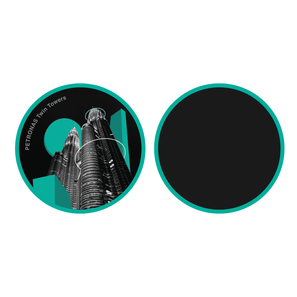 PETT-Mug Coaster KL Pop Art