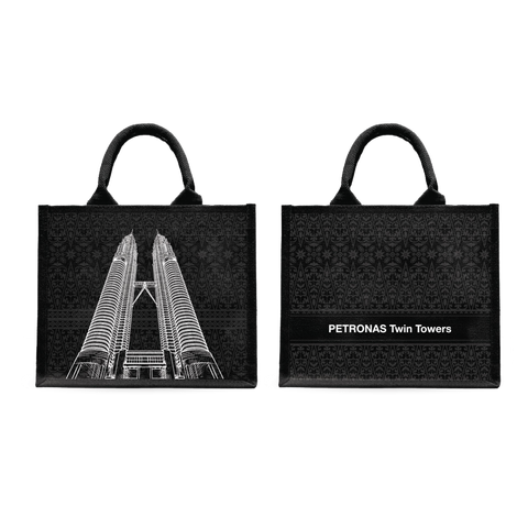 PETT-Canvas Tote Bag KL Line Art