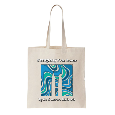 PETT-Canvas Tote Bag Abstract Liquid
