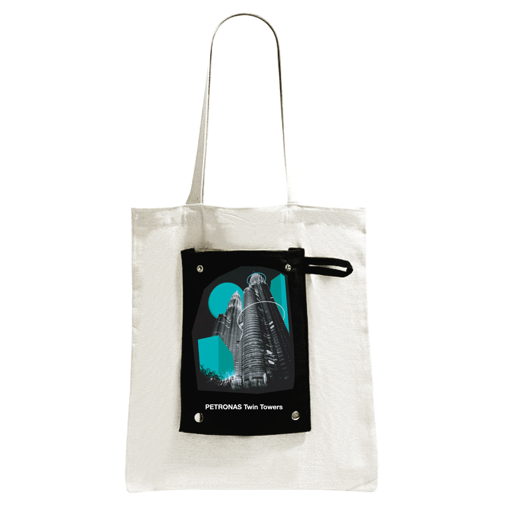 PETT-Canvas Tote Bag Abstract KL Pop Art