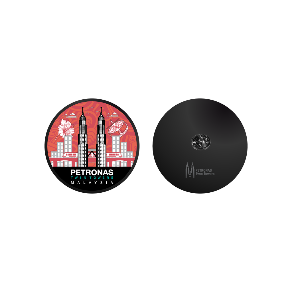 PETT-KL Harmony Enamel Pin_Red