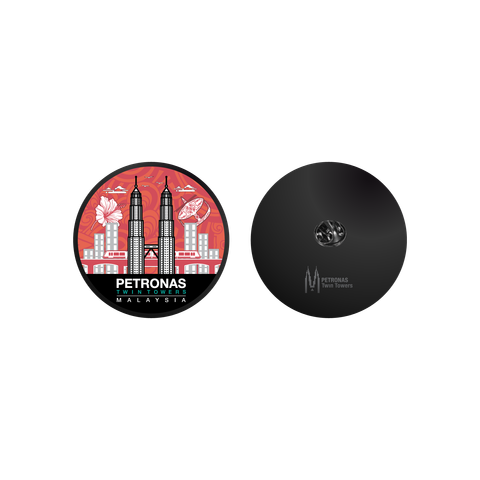 PETT-KL Harmony Enamel Pin_Red