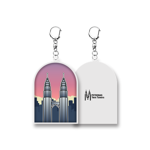 PETT-3D Epoxy Keychain_Pink
