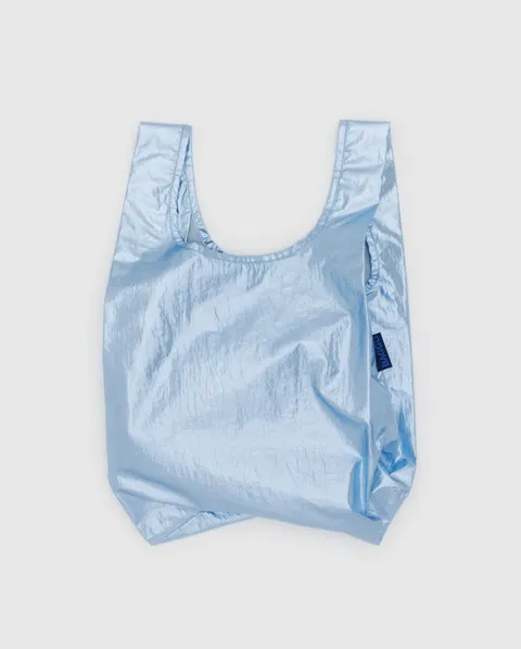 Baby Baggu - Metallic Light Blue1