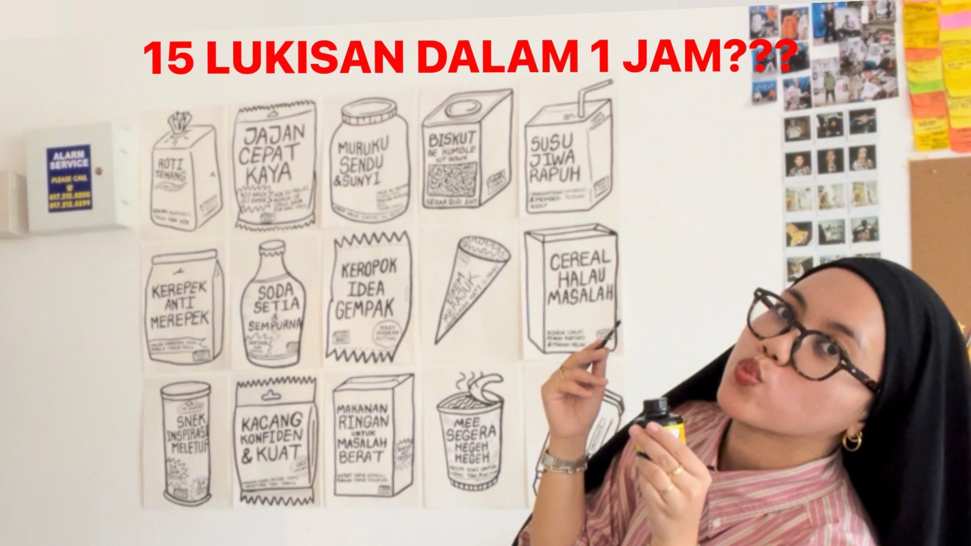 15 Lukisan 1 Jam