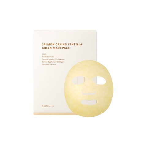 鮭魚PDRN積雪草綠色面膜 一盒七片