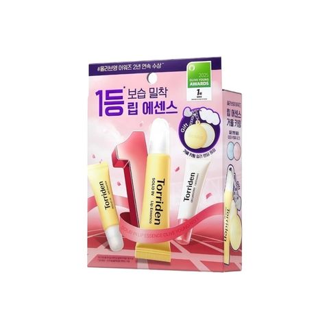 唇部精華三件組（附鏡子鑰匙圈）