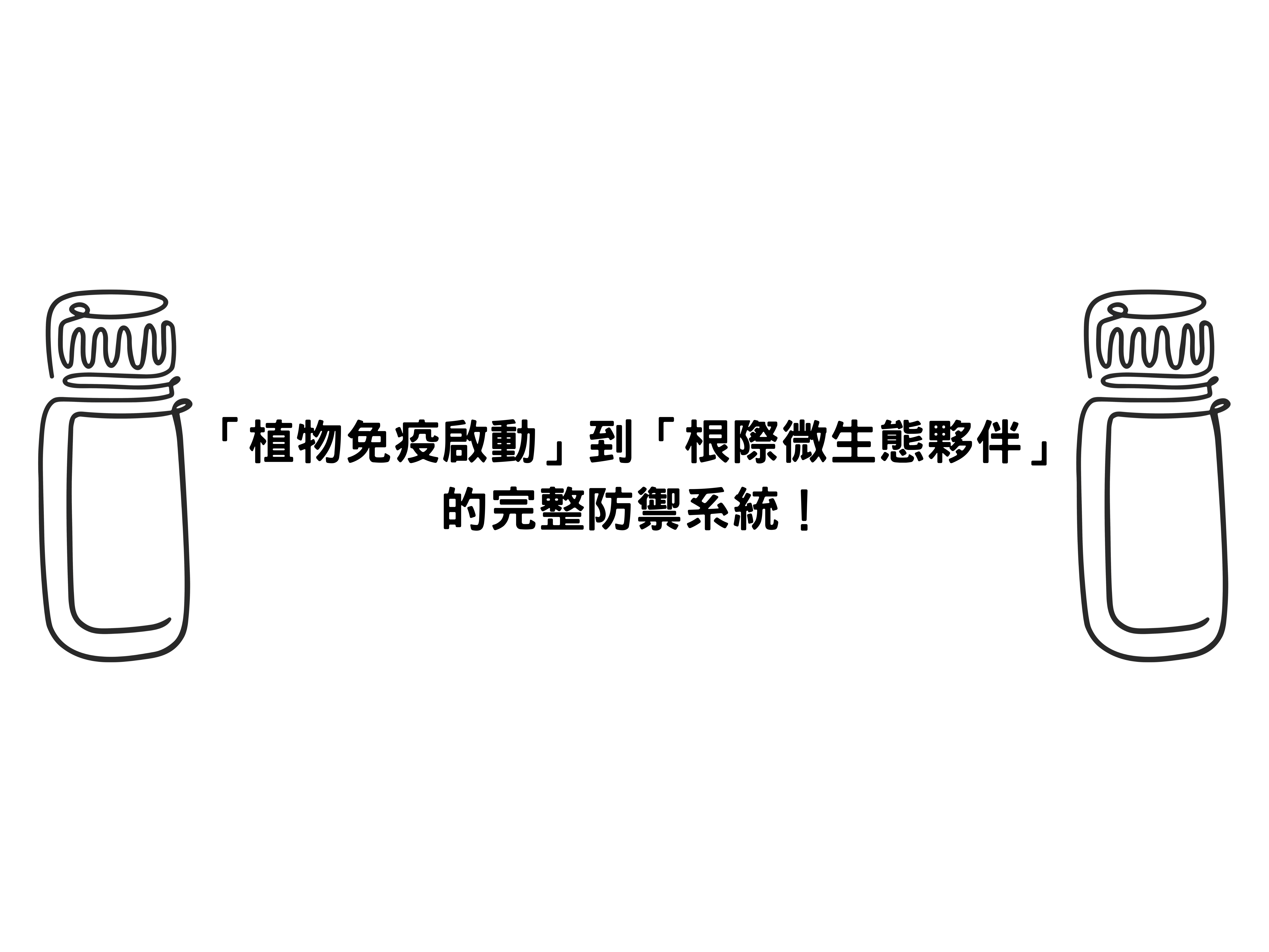 「植物免疫啟動」到「根際微生態夥伴」的完整防禦系統！