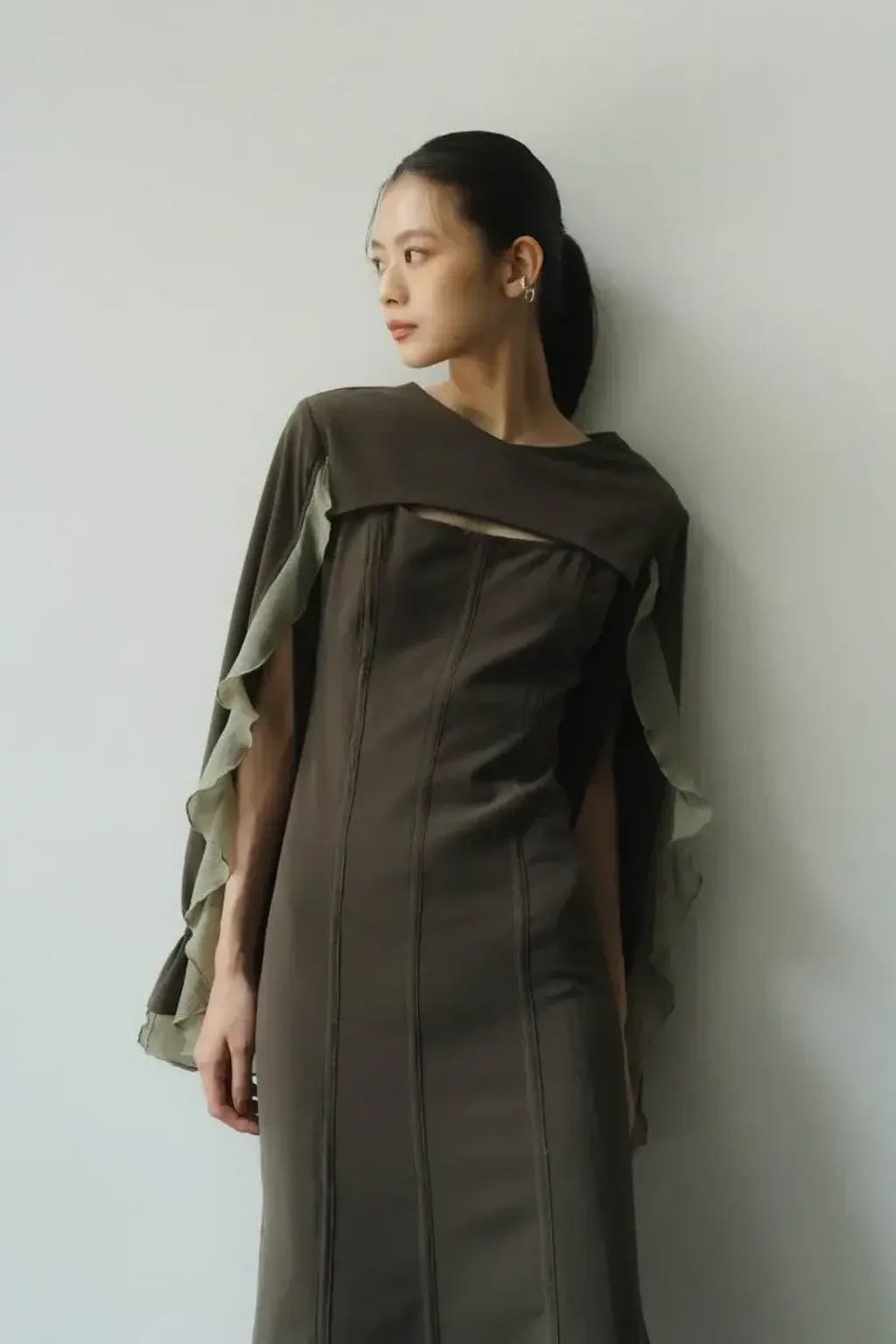 frill-sleeves-one-piecekhaki-600462.jpg