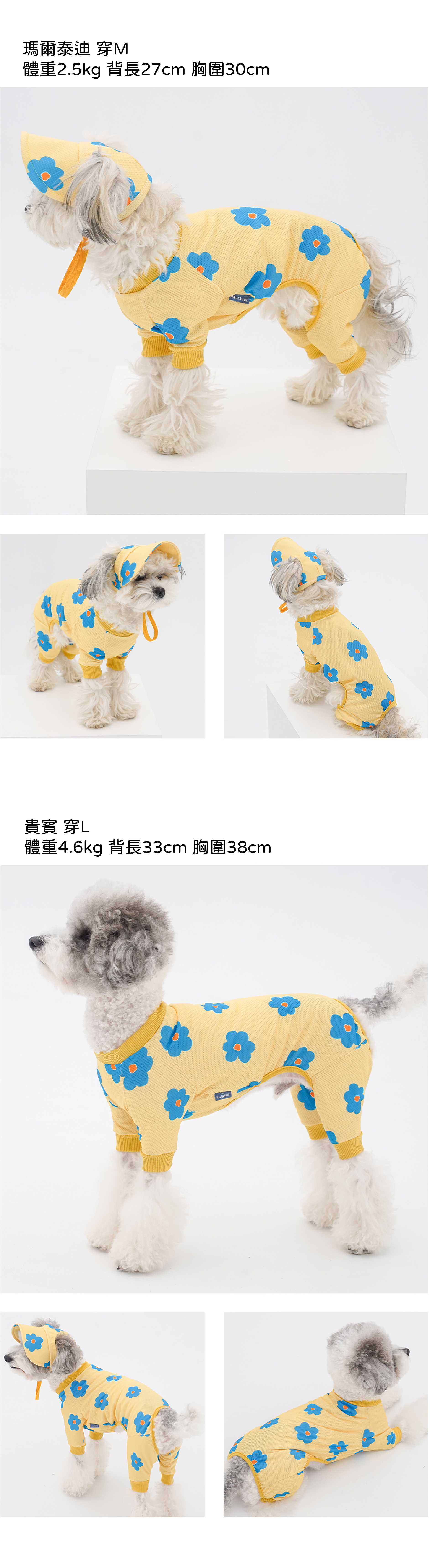 小花黃四角 模特-09